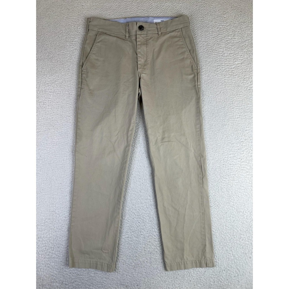 Peter Manning Pants Mens 30x28 Beige Slim Fit Cotton Chino Casual Portugal